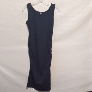 Missufe Sleeveless Two Sided Ruched Bodycon Dress